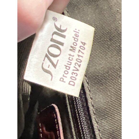 S-Zone Leather Backpack Brown Smooth - Picture 6 of 11